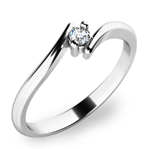 Zásnubný prsteň s diamantom ZP-10846D