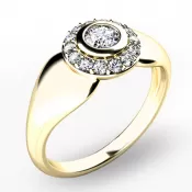 Briliantový prsteň 10898-ZL