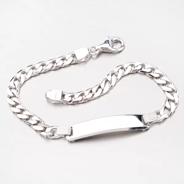 Strieborný náramok s gravírovacou vložkou B1403375-0011-SLX