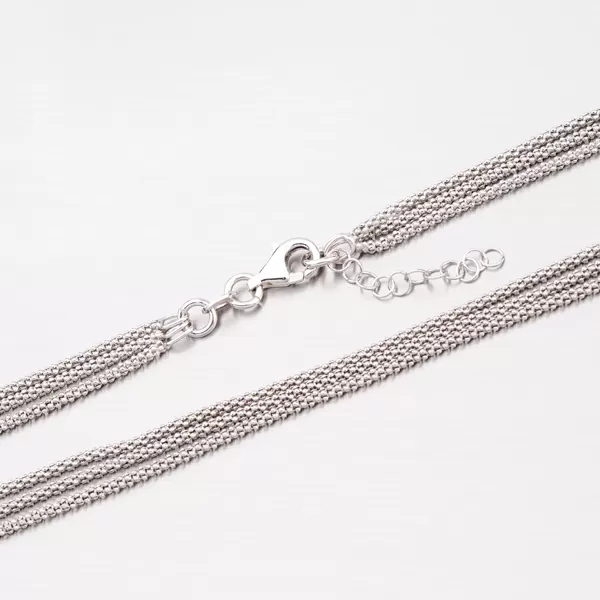 Trojitý strieborný náhrdelník N1300519-1264-SLX