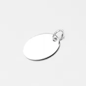 Strieborný oválny prívesok MPN8453M
