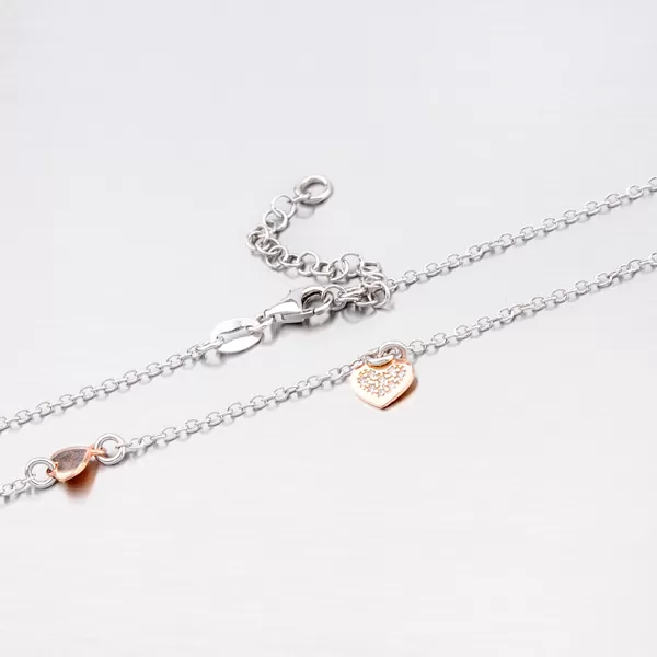 Dámska retiazka so srdiečkami N1700789-0331-SLX