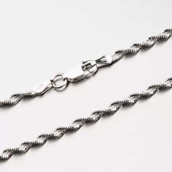 Strieborný náramok Singapore CHRS-133-DISTW-030