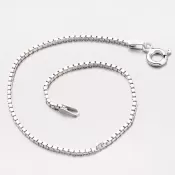 Náramok zo striebra - benátske kocky VEGD-026-Rh