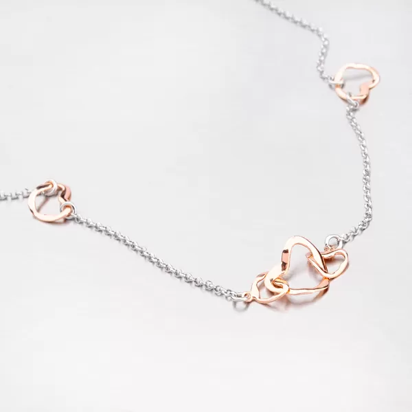 Dámska retiazka ROLO so srdiečkami N1500336-0331-SLX