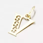 Zlaté písmeno V 442-0001-V