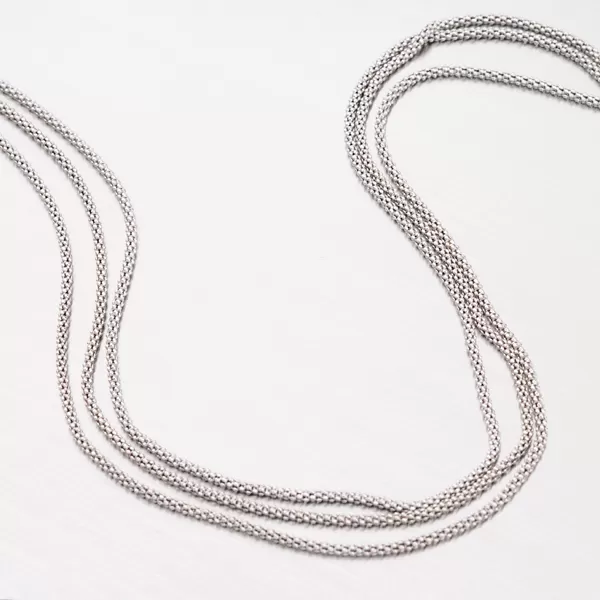 Trojitý strieborný náhrdelník N1300519-1264-SLX