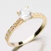 Zlatý prsteň zdobený zirkónmi DZ10759-ZL