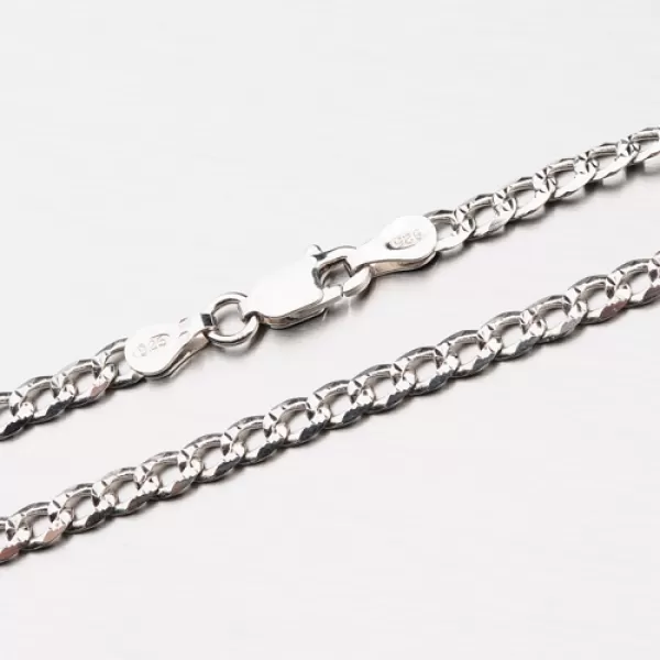 Strieborný náramok Pancer CHRS-08-100-FLAT-SPP