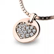 Briliantový prívesok 10882-CV-DIA