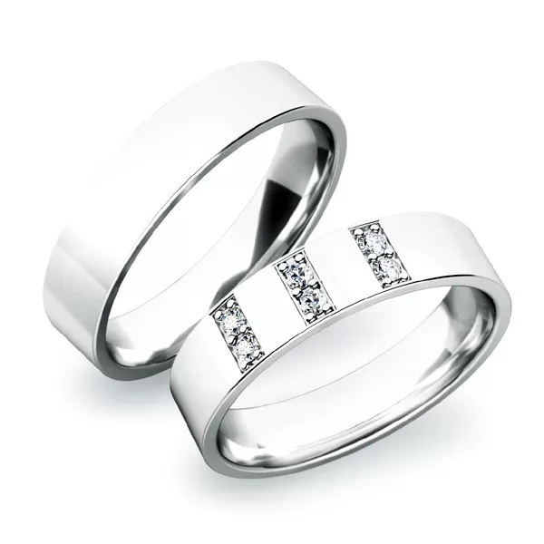 Strieborné snubné prstene SP-61031-Ag