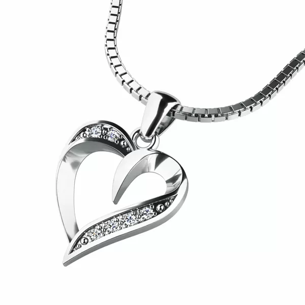 Prívesok s diamantmi 10879-B-DIA