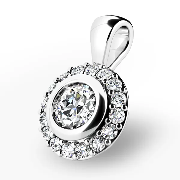 Briliantový prívesok 10823-B