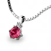 Prívesok s turmalínom a diamantom 10859B-TUR