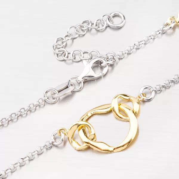 Strieborný náramok s ozdobami B1500726-0331-SLX