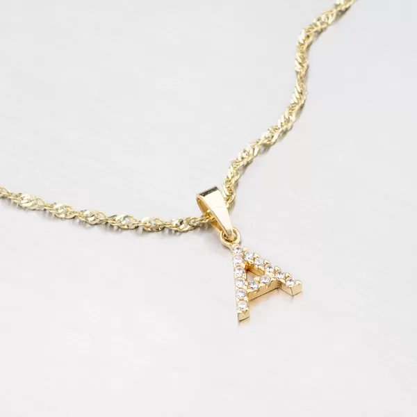 Prívesok písmeno A - zlato 585 13-152-A