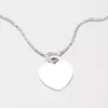 Strieborné srdiečko s možnosťou rytiny P1400236-1264-SLX