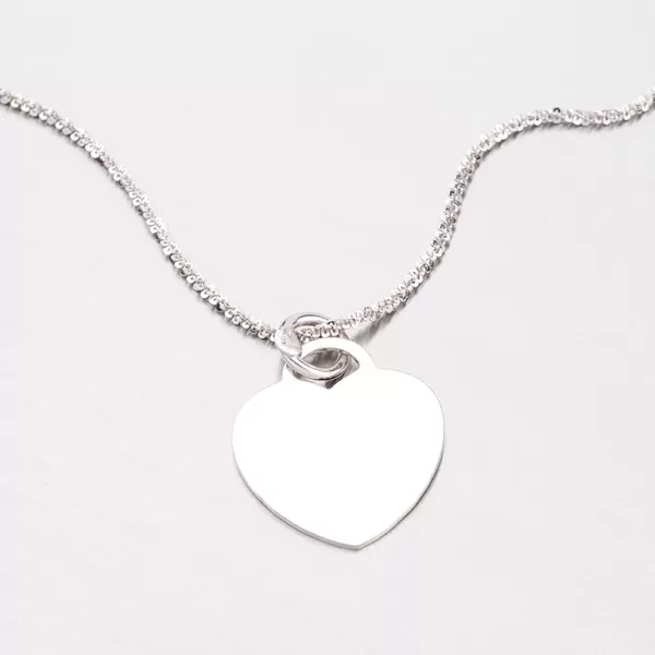 Strieborné srdiečko s možnosťou rytiny P1400236-1264-SLX