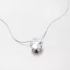 Strieborný náhrdelník s veľkým zirkónom MCOLLIER-100