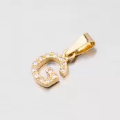 Zlatý prívesok - písmeno G 13-152-G