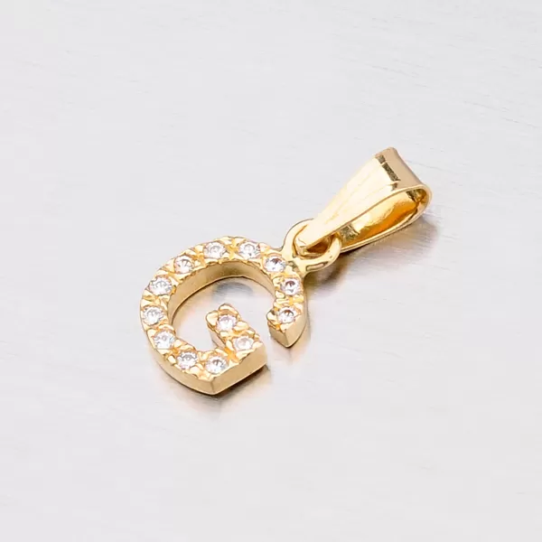 Zlatý prívesok - písmeno G 13-152-G