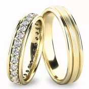 Snubné prstene zo žltého zlata SP-61053