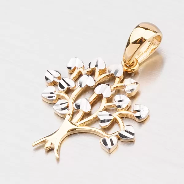 Zlatý stromček s gravírovaním 43-21385