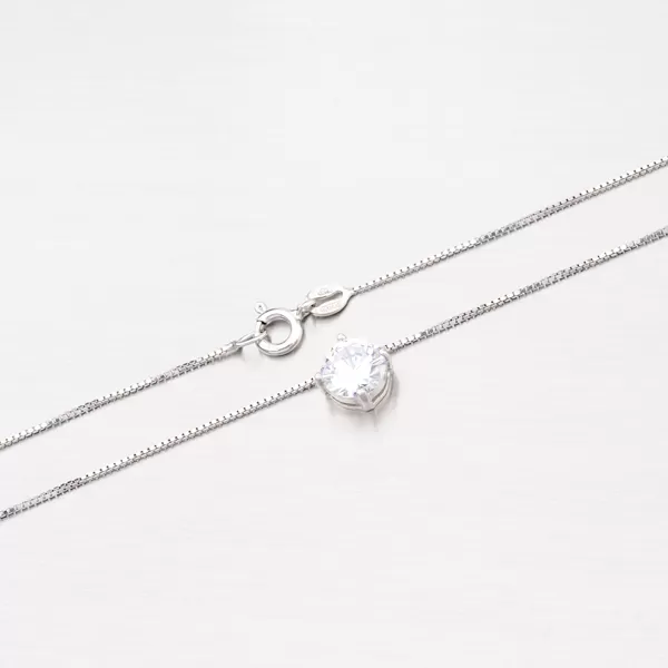 Strieborný náhrdelník so zirkónom N1400006-0871-SLX