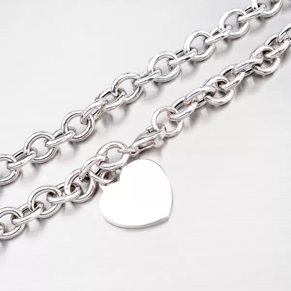 Strieborný náramok so srdiečkom B1400721-1264-SLX