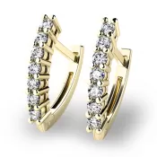 Visiace briliantové náušnice 10897-ZL-DIA