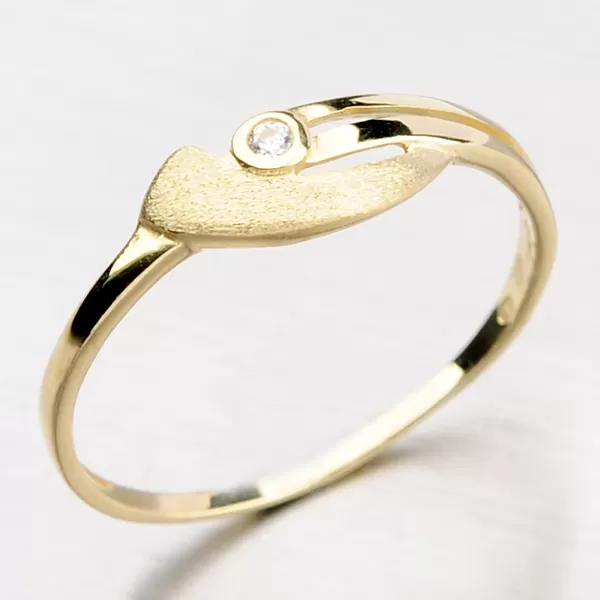 Zlatý prsteň so zirkónom DZ1662-ZL
