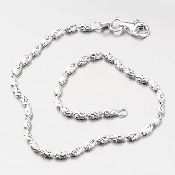 Fazetovaný náramok - striebro 925 CHRS-RICE-TYPHOON-002