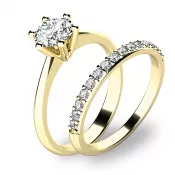 Zásnubný set zo žltého zlata 10720-SET01-ZZ