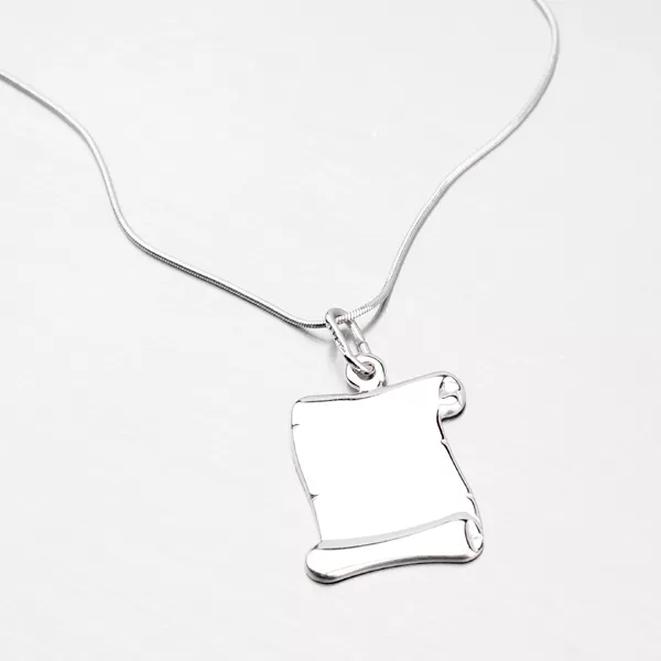 Strieborná doštička - pergamen M5542