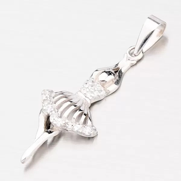 Strieborný baletka - prívesok P1603616-1905-SLX