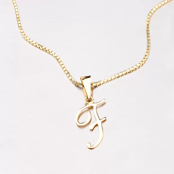 Prívesok - zlaté písmenko F 43-2937-F