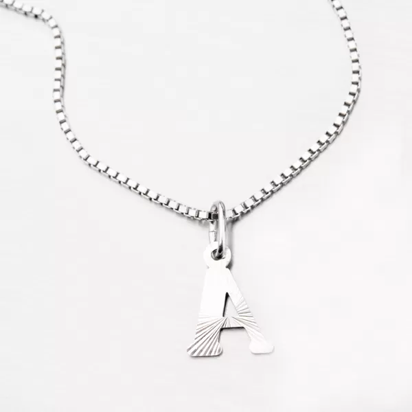 Strieborné písmenko - A M5114-FC-A