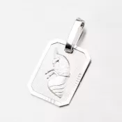 Kozorožec - strieborné mesačné znamenie M5013-12