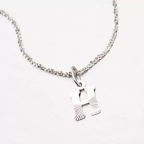 Strieborné písmenko - H M5114-FC-H