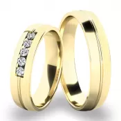 Zlaté snubné prstene SP-287