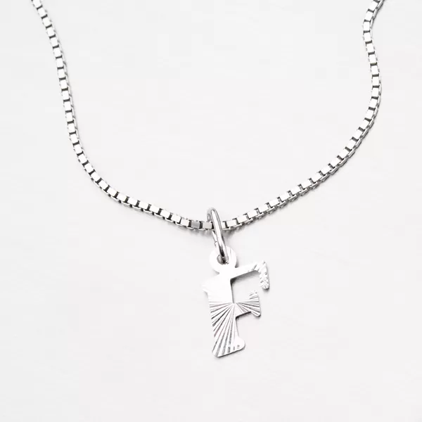 Strieborné písmenko - F M5114-FC-F