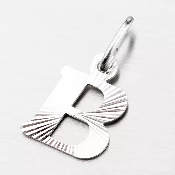 Strieborné písmenko - B M5114-FC-B