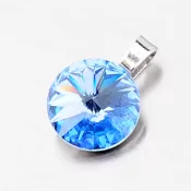 Prívesok s kryštálom modrým D118M-JK