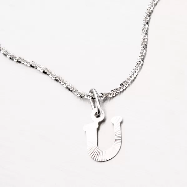 Strieborné písmenko - U M5114-FC-U