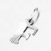 Strieborné písmenko - F M5114-FC-F