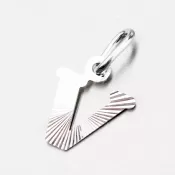 Strieborné písmenko - V M5114-FC-V