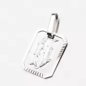 Ryby - strieborné mesačné znamenie M5013-02