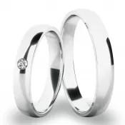 Snubné prstene biele zlato SP-286-01
