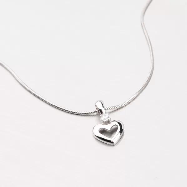 Prívesok zo zlata - srdce DZ1603B