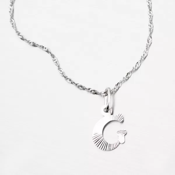 Strieborné písmenko - G M5114-FC-G